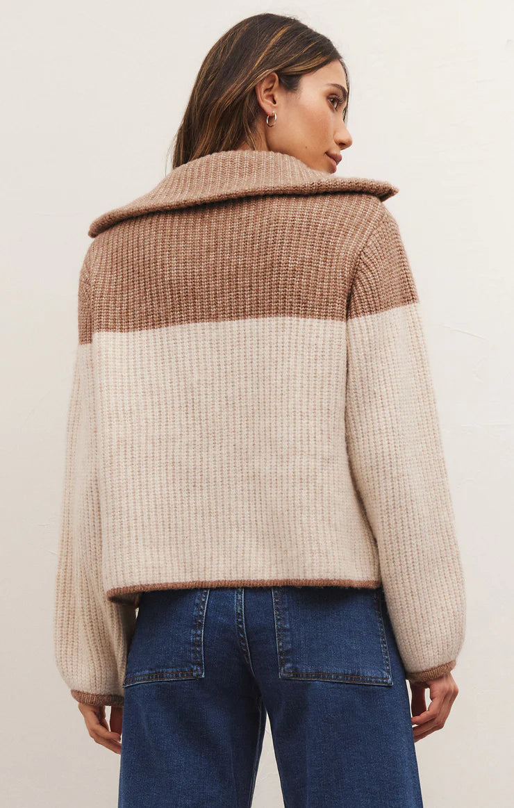 Mink Canyon Block Sweater