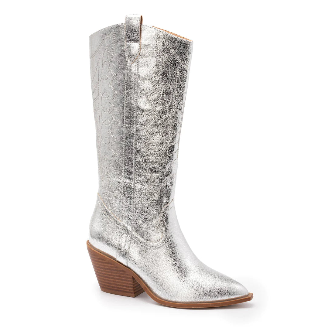 Corky Howdy Silver Metallic Boot