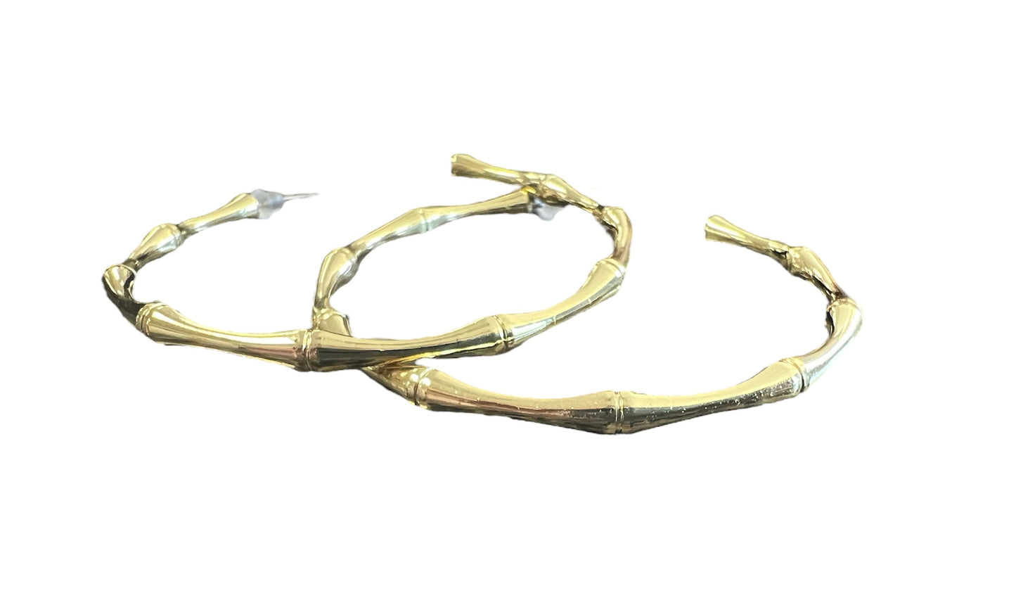 Kristalize Jewelry Bamboo Hoops