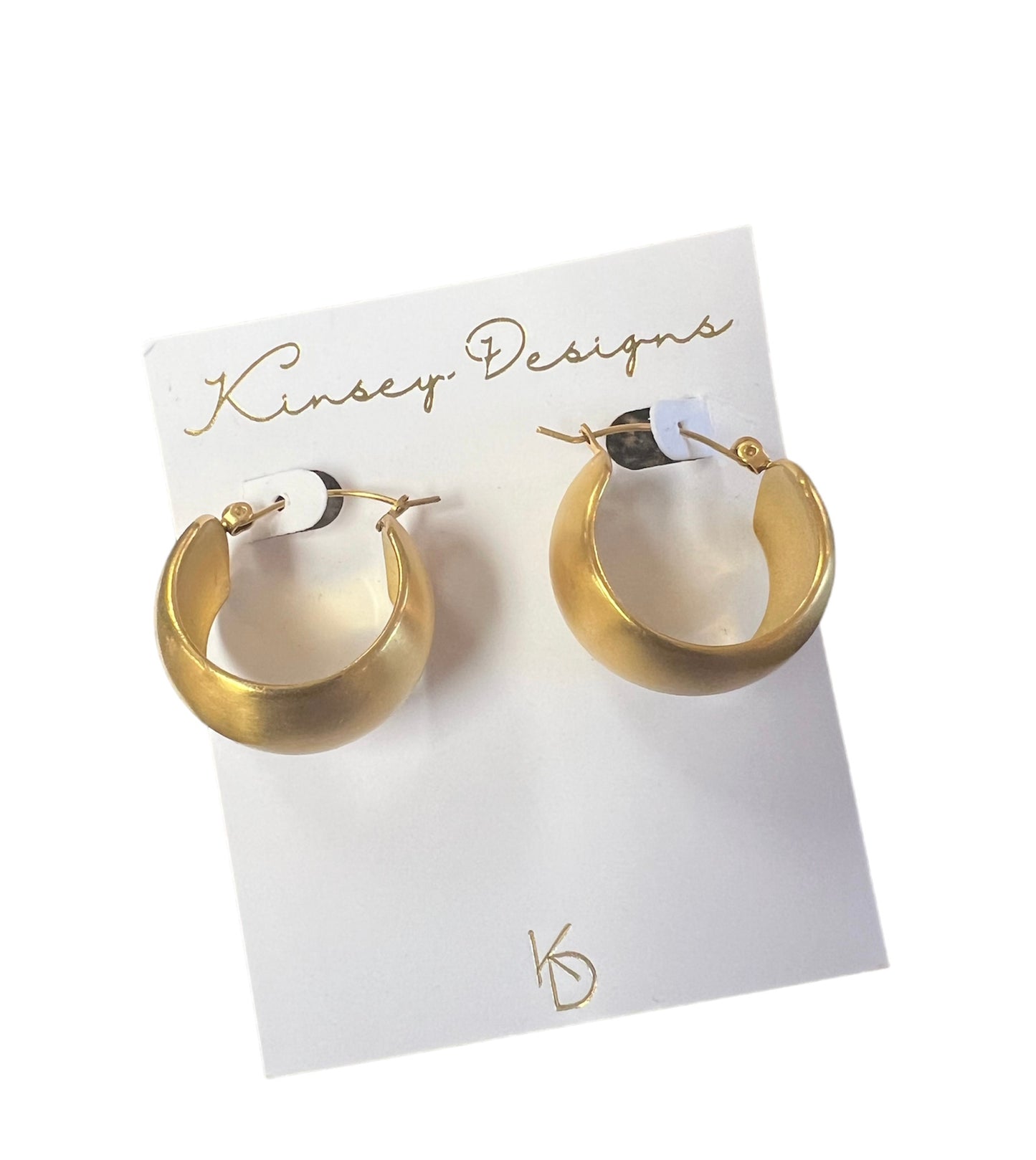 Kinsey Designs Gold Dome Hoops