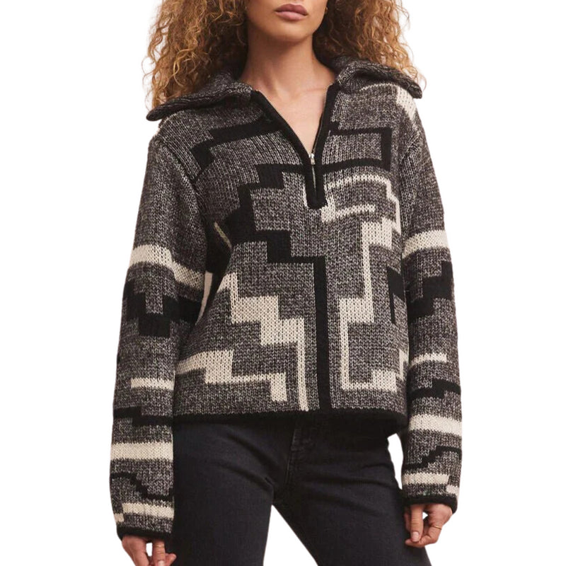 Z Supply Phoenix Pullover Sweater Black