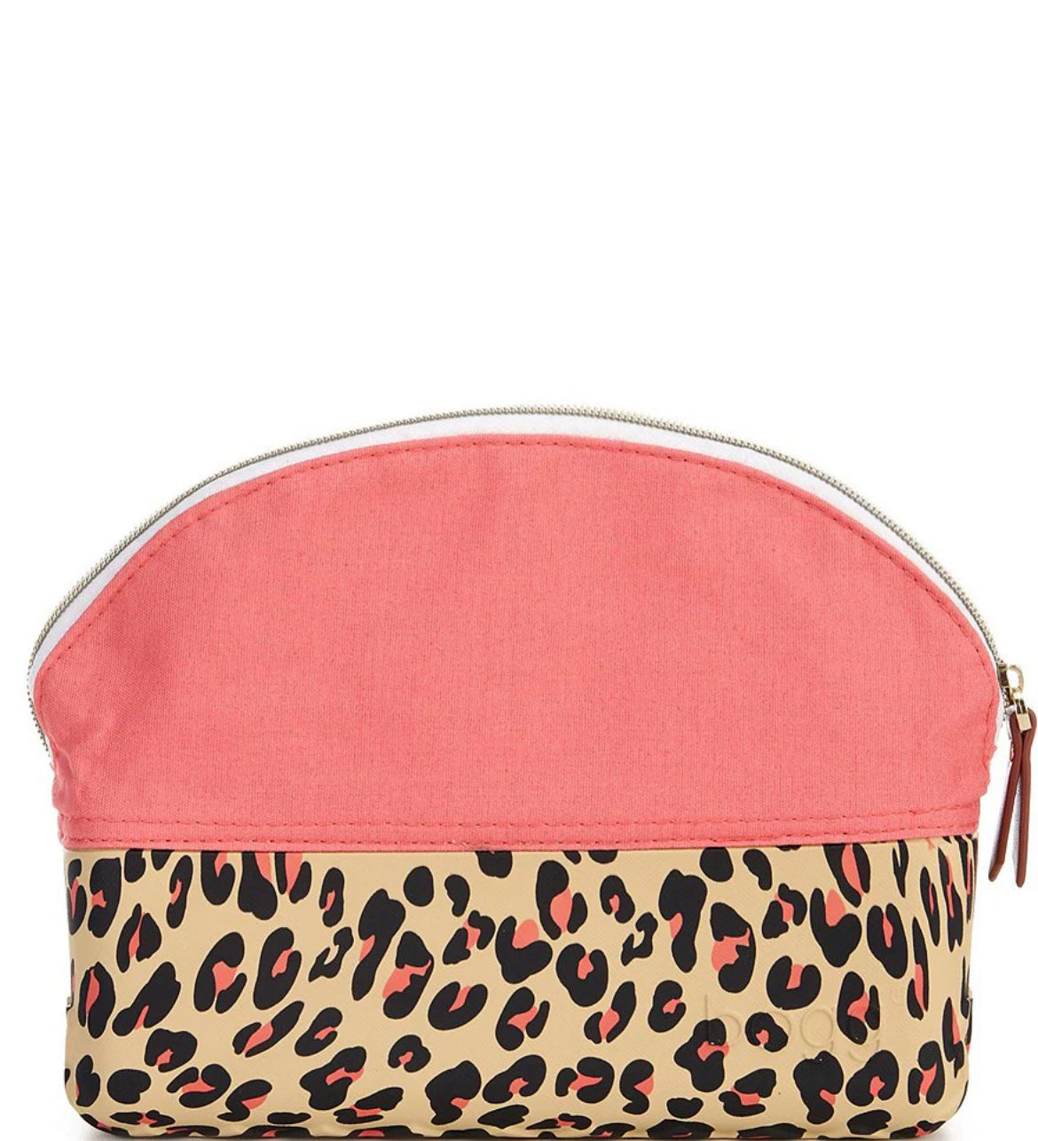 BOGG Beauty Bag (Coral/Cheetah)