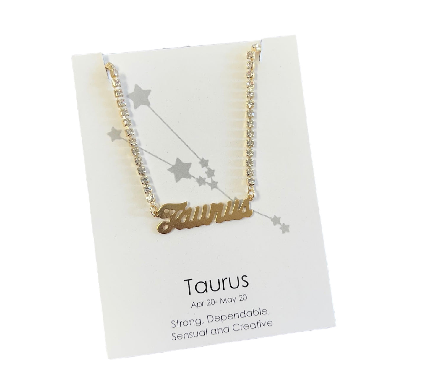 Farrah B Taurus Necklace