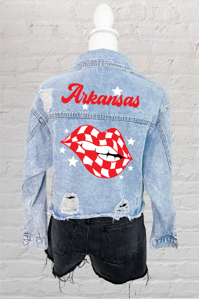 Arkansas Lip Denim Jacket